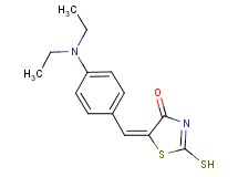 (5E)-5-[4-(diethylamino)benzylidene]-2-mercapto-1,3-thiazol-4(5H)-one