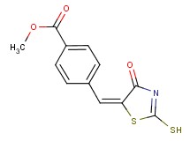 methyl 4-[(E)-(2-mercapto-4-oxo-1,3-thiazol-5(4H)-ylidene)methyl]benzoate
