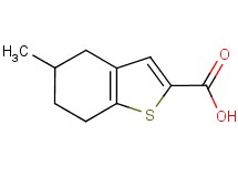 5-methyl-4,5,6,7-tetrahydro-1-benzothiophene-2-carboxylic acid 5-methyl-4,5,6,7-tetrahydro-1-benzothiophene-2-carboxylic acid