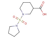 1-(pyrrolidin-1-ylsulfonyl)piperidine-3-carboxylic acid