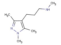 N-methyl-3-(1,3,5-trimethyl-1H-pyrazol-4-yl)propan-1-amine N-methyl-3-(1,3,5-trimethyl-1H-pyrazol-4-yl)propan-1-amine