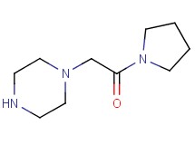 1-(2-oxo-2-pyrrolidin-1-ylethyl)piperazine 1-(2-oxo-2-pyrrolidin-1-ylethyl)piperazine