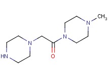 1-methyl-4-(piperazin-1-ylacetyl)piperazine 1-methyl-4-(piperazin-1-ylacetyl)piperazine