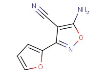 5-amino-3-(2-furyl)isoxazole-4-carbonitrile 5-amino-3-(2-furyl)isoxazole-4-carbonitrile