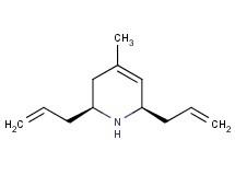 rac-(2S,6R)-2,6-diallyl-4-methyl-1,2,3,6-tetrahydropyridine rac-(2S,6R)-2,6-diallyl-4-methyl-1,2,3,6-tetrahydropyridine