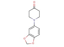 1-(1,3-benzodioxol-5-yl)piperidin-4-one 1-(1,3-benzodioxol-5-yl)piperidin-4-one