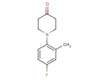 1-(4-fluoro-2-methylphenyl)piperidin-4-one 1-(4-fluoro-2-methylphenyl)piperidin-4-one