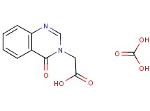 (4-oxo-3(4H)-quinazolinyl)acetic acid - carbonic acid (2:1)