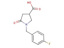 1-(4-fluorobenzyl)-5-oxopyrrolidine-3-carboxylic acid