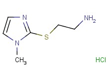 {2-[(1-methyl-1H-imidazol-2-yl)thio]ethyl}amine hydrochloride