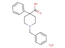 1-benzyl-4-phenyl-4-piperidinecarboxylic acid hydrate