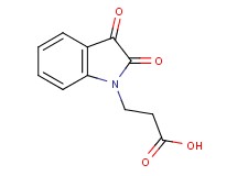 3-(2,3-dioxo-2,3-dihydro-1H-indol-1-yl)propanoic acid 3-(2,3-dioxo-2,3-dihydro-1H-indol-1-yl)propanoic acid