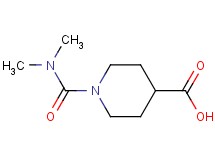 1-[(dimethylamino)carbonyl]-4-piperidinecarboxylic acid