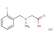 N-(2-fluorobenzyl)-N-methylglycine hydrochloride