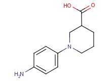 1-(4-aminophenyl)piperidine-3-carboxylic acid 1-(4-aminophenyl)piperidine-3-carboxylic acid
