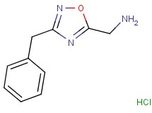 [(3-benzyl-1,2,4-oxadiazol-5-yl)methyl]amine hydrochloride