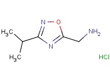 [(3-isopropyl-1,2,4-oxadiazol-5-yl)methyl]amine hydrochloride