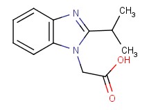 (2-isopropyl-1H-benzimidazol-1-yl)acetic acid (2-isopropyl-1H-benzimidazol-1-yl)acetic acid