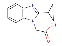 (2-cyclopropyl-1H-benzimidazol-1-yl)acetic acid (2-cyclopropyl-1H-benzimidazol-1-yl)acetic acid