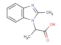 2-(2-methyl-1H-benzimidazol-1-yl)propanoic acid 2-(2-methyl-1H-benzimidazol-1-yl)propanoic acid