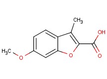 6-methoxy-3-methyl-1-benzofuran-2-carboxylic acid 6-methoxy-3-methyl-1-benzofuran-2-carboxylic acid