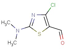 4-chloro-2-(dimethylamino)-1,3-thiazole-5-carbaldehyde 4-chloro-2-(dimethylamino)-1,3-thiazole-5-carbaldehyde
