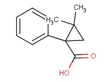 2,2-dimethyl-1-phenylcyclopropanecarboxylic acid 2,2-dimethyl-1-phenylcyclopropanecarboxylic acid