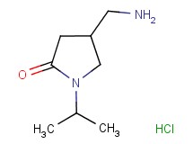4-(aminomethyl)-1-isopropyl-2-pyrrolidinone hydrochloride 4-(aminomethyl)-1-isopropyl-2-pyrrolidinone hydrochloride