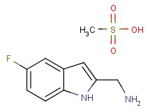 [(5-fluoro-1H-indol-2-yl)methyl]amine methanesulfonate