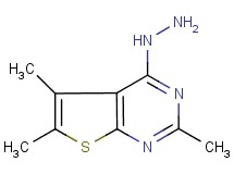 4-hydrazino-2,5,6-trimethylthieno[2,3-d]pyrimidine