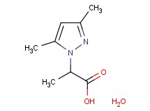 2-(3,5-dimethyl-1H-pyrazol-1-yl)propanoic acid hydrate 2-(3,5-dimethyl-1H-pyrazol-1-yl)propanoic acid hydrate