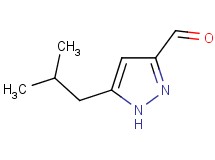 5-isobutyl-1H-pyrazole-3-carbaldehyde 5-isobutyl-1H-pyrazole-3-carbaldehyde