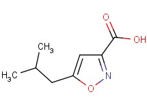 5-isobutylisoxazole-3-carboxylic acid 5-isobutylisoxazole-3-carboxylic acid