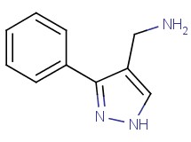 1-(3-phenyl-1H-pyrazol-4-yl)methanamine 1-(3-phenyl-1H-pyrazol-4-yl)methanamine