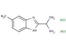 1-(5-methyl-1H-benzimidazol-2-yl)ethanamine dihydrochloride 1-(5-methyl-1H-benzimidazol-2-yl)ethanamine dihydrochloride