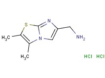 [(2,3-dimethylimidazo[2,1-b][1,3]thiazol-6-yl)methyl]amine dihydrochloride