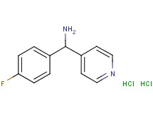 [(4-fluorophenyl)(4-pyridinyl)methyl]amine dihydrochloride