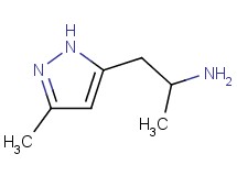 1-(3-methyl-1H-pyrazol-5-yl)propan-2-amine
