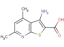 3-amino-4,6-dimethylthieno[2,3-b]pyridine-2-carboxylic acid
