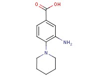3-amino-4-piperidin-1-ylbenzoic acid 3-amino-4-piperidin-1-ylbenzoic acid