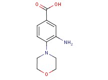 3-amino-4-morpholin-4-ylbenzoic acid 3-amino-4-morpholin-4-ylbenzoic acid