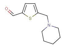 5-(piperidin-1-ylmethyl)thiophene-2-carbaldehyde 5-(piperidin-1-ylmethyl)thiophene-2-carbaldehyde