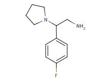 2-(4-fluorophenyl)-2-pyrrolidin-1-ylethanamine