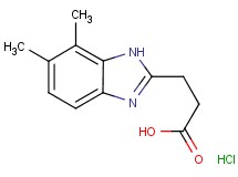 3-(6,7-dimethyl-1H-benzimidazol-2-yl)propanoic acid hydrochloride 3-(6,7-dimethyl-1H-benzimidazol-2-yl)propanoic acid hydrochloride