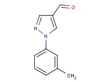 1-(3-methylphenyl)-1H-pyrazole-4-carbaldehyde 1-(3-methylphenyl)-1H-pyrazole-4-carbaldehyde