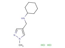 N-[(1-methyl-1H-pyrazol-4-yl)methyl]cyclohexanamine dihydrochloride