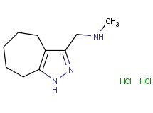 (1,4,5,6,7,8-hexahydrocyclohepta[c]pyrazol-3-ylmethyl)methylamine dihydrochloride