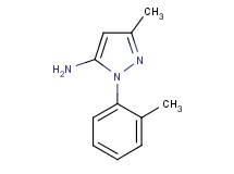 3-methyl-1-(2-methylphenyl)-1H-pyrazol-5-amine 3-methyl-1-(2-methylphenyl)-1H-pyrazol-5-amine