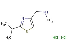 [(2-isopropyl-1,3-thiazol-4-yl)methyl]methylamine dihydrochloride
