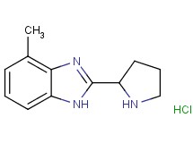 4-methyl-2-(2-pyrrolidinyl)-1H-benzimidazole hydrochloride